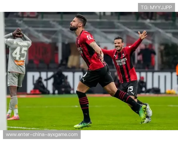 吉鲁头球点破对手AC米兰获胜在握